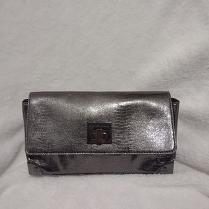 BCBGeneration Metallic Clutch with Turn Lock